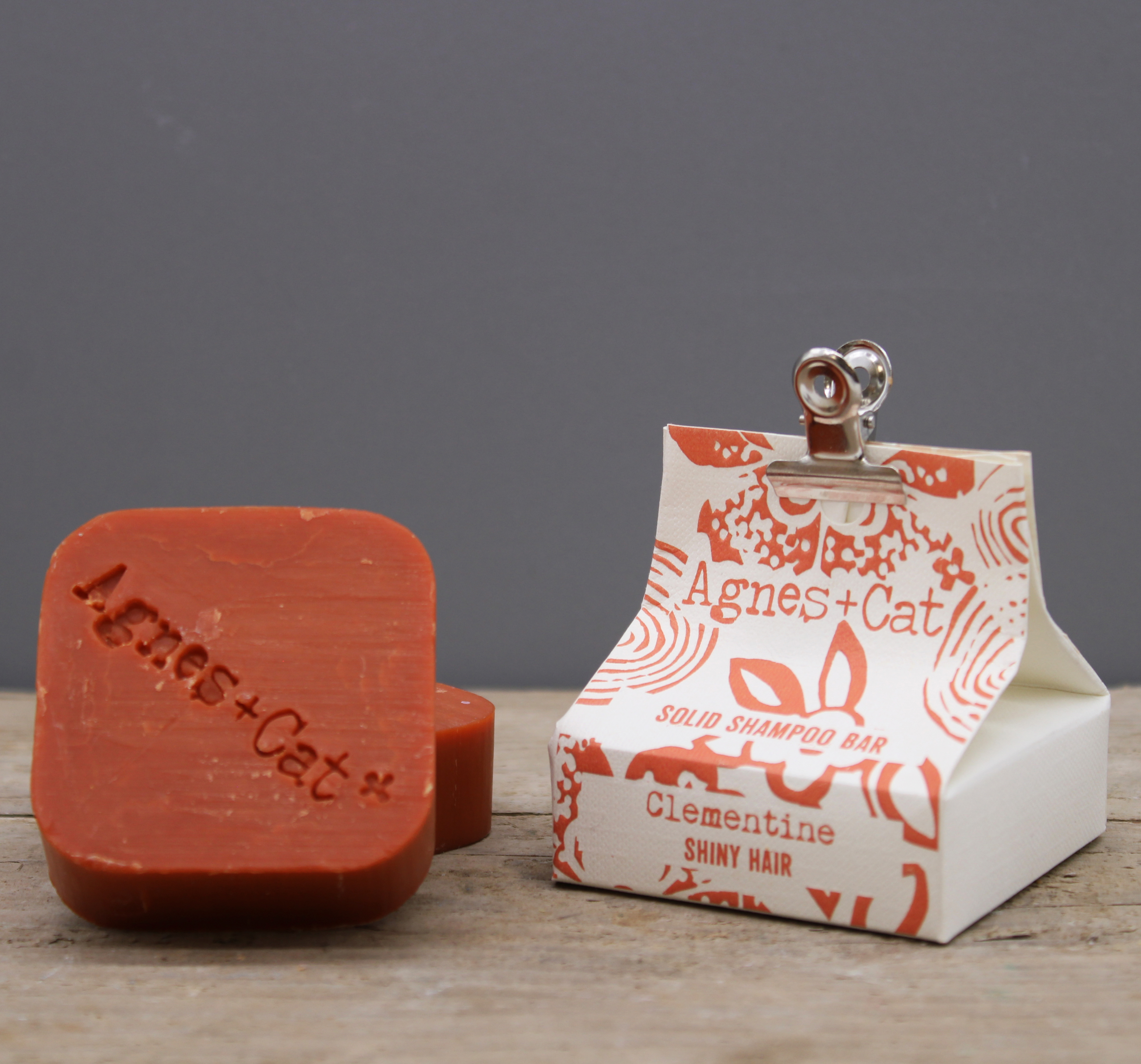 solid shampoo bars from Agnes and Cat